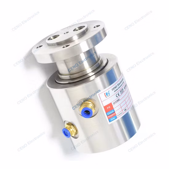 Pneumatic Hydraulic Rotary Union with 10MPa Slip Ring